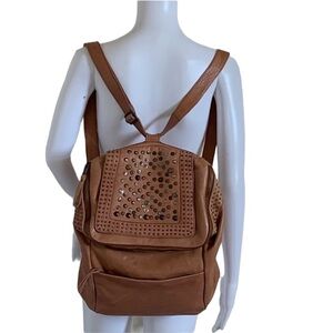 Anthropologie Viola Castellani Studded Backpack
